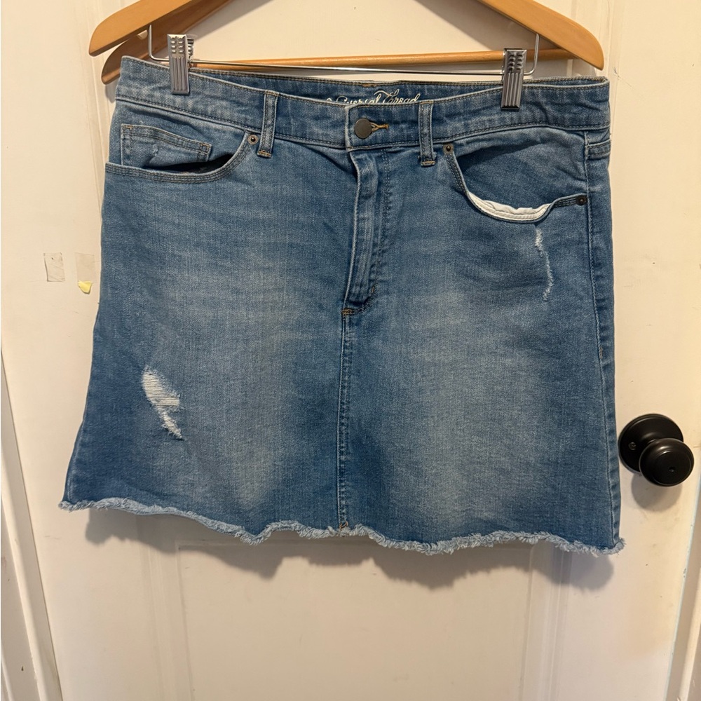 Universal Thread Blue Mini Skirt Casual